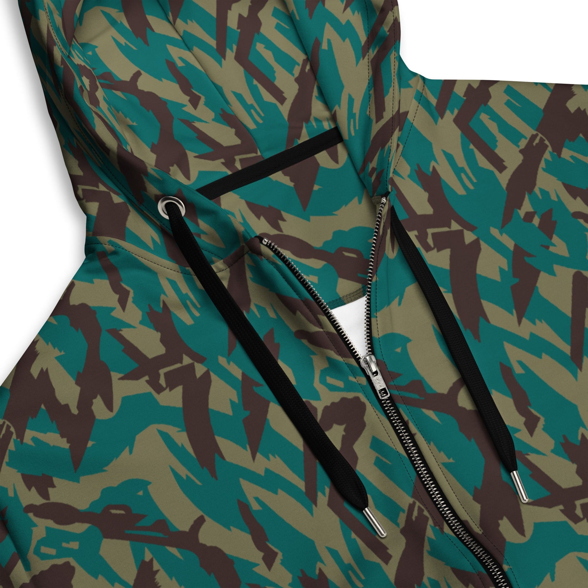 Russian Podlesok Tropical CAMO Unisex Zip Hoodie