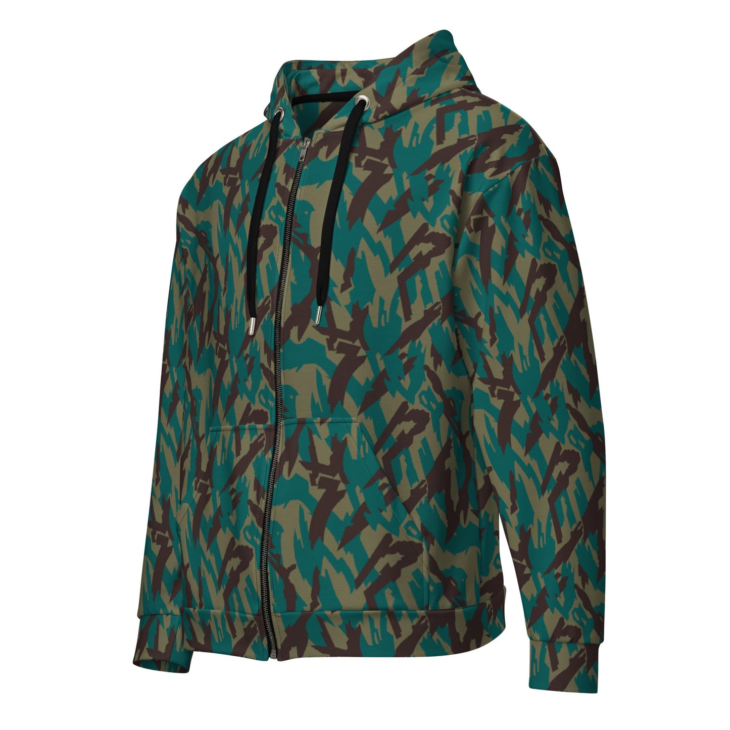 Russian Podlesok Tropical CAMO Unisex Zip Hoodie