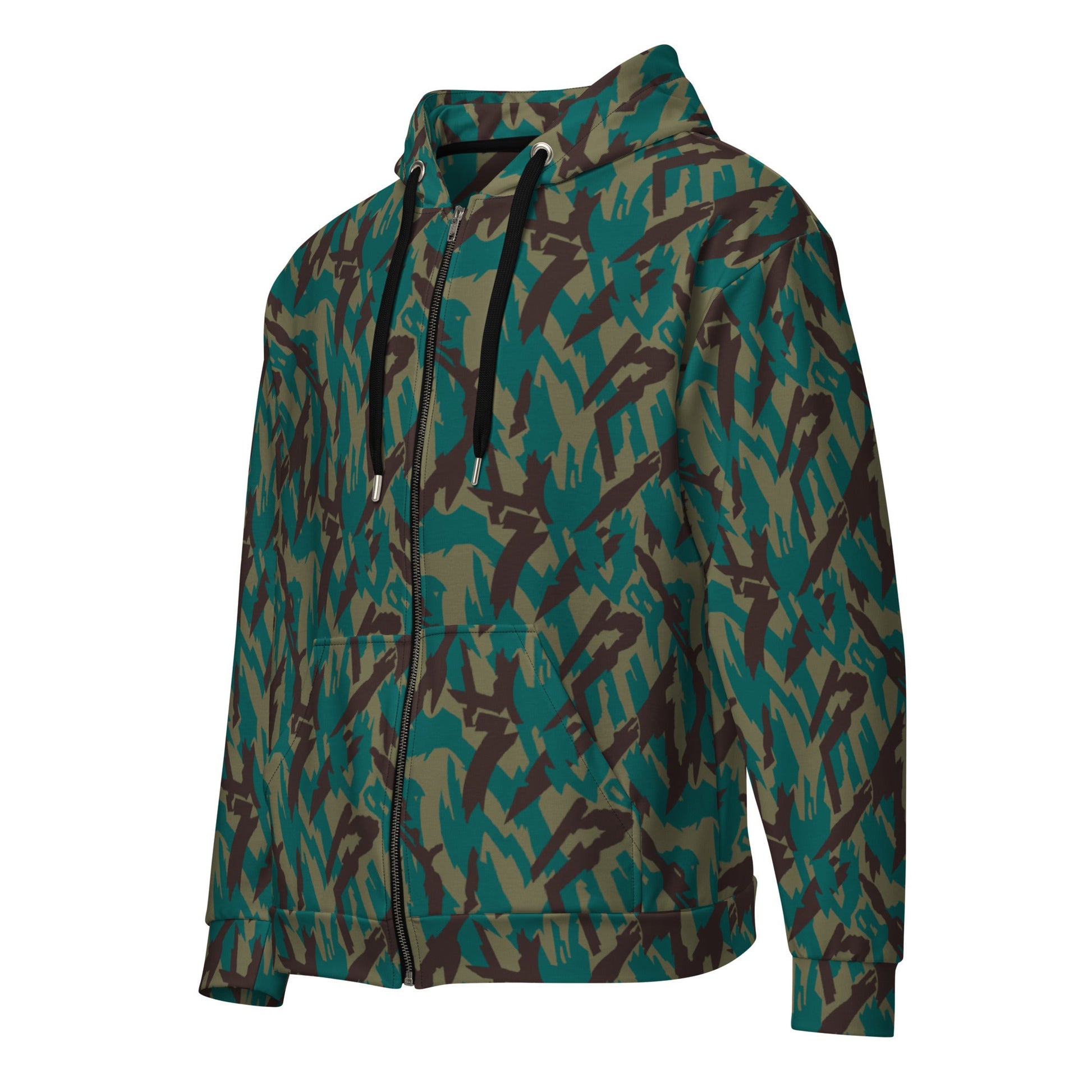 Russian Podlesok Tropical CAMO Unisex Zip Hoodie