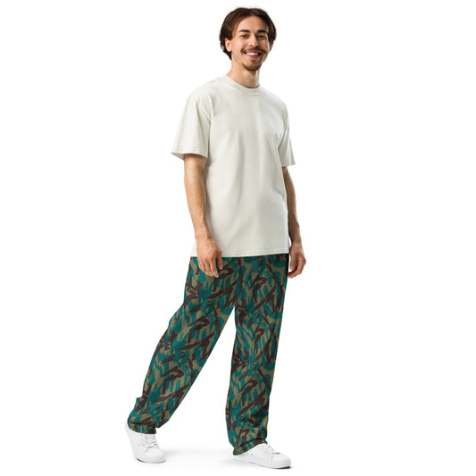 Russian Podlesok Tropical CAMO Wide-leg joggers - Joggers