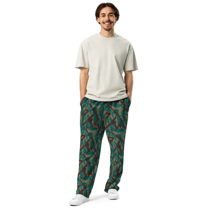 Russian Podlesok Tropical CAMO Wide-leg joggers - Joggers