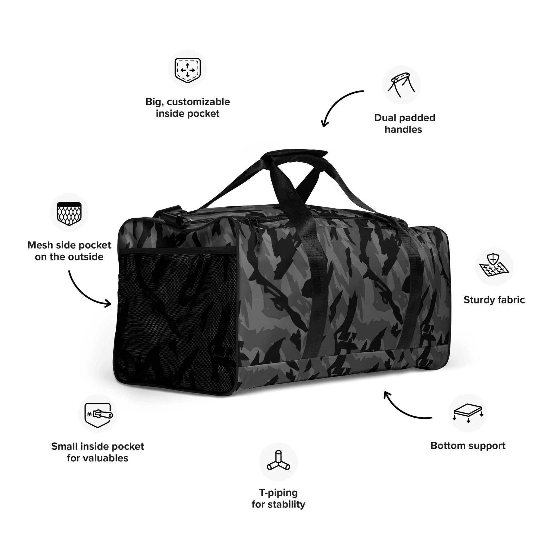 Russian Podlesok Urban CAMO Duffle Bag