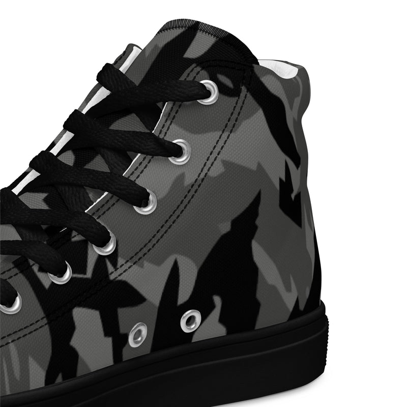 Podlesok Urban Russian CAMO Mens High-Top Canvas Shoes
