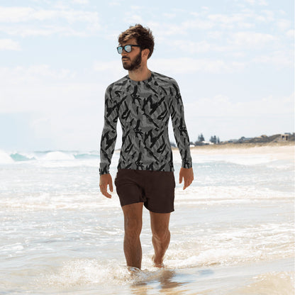 Russian Podlesok Urban CAMO Mens Long-sleeve Rash Guard - XS - Long-Sleeve