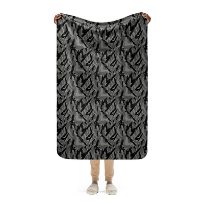 Russian Podlesok Urban CAMO Sherpa Blanket - 37″×57″
