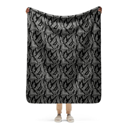 Russian Podlesok Urban CAMO Sherpa Blanket - 50″×60″