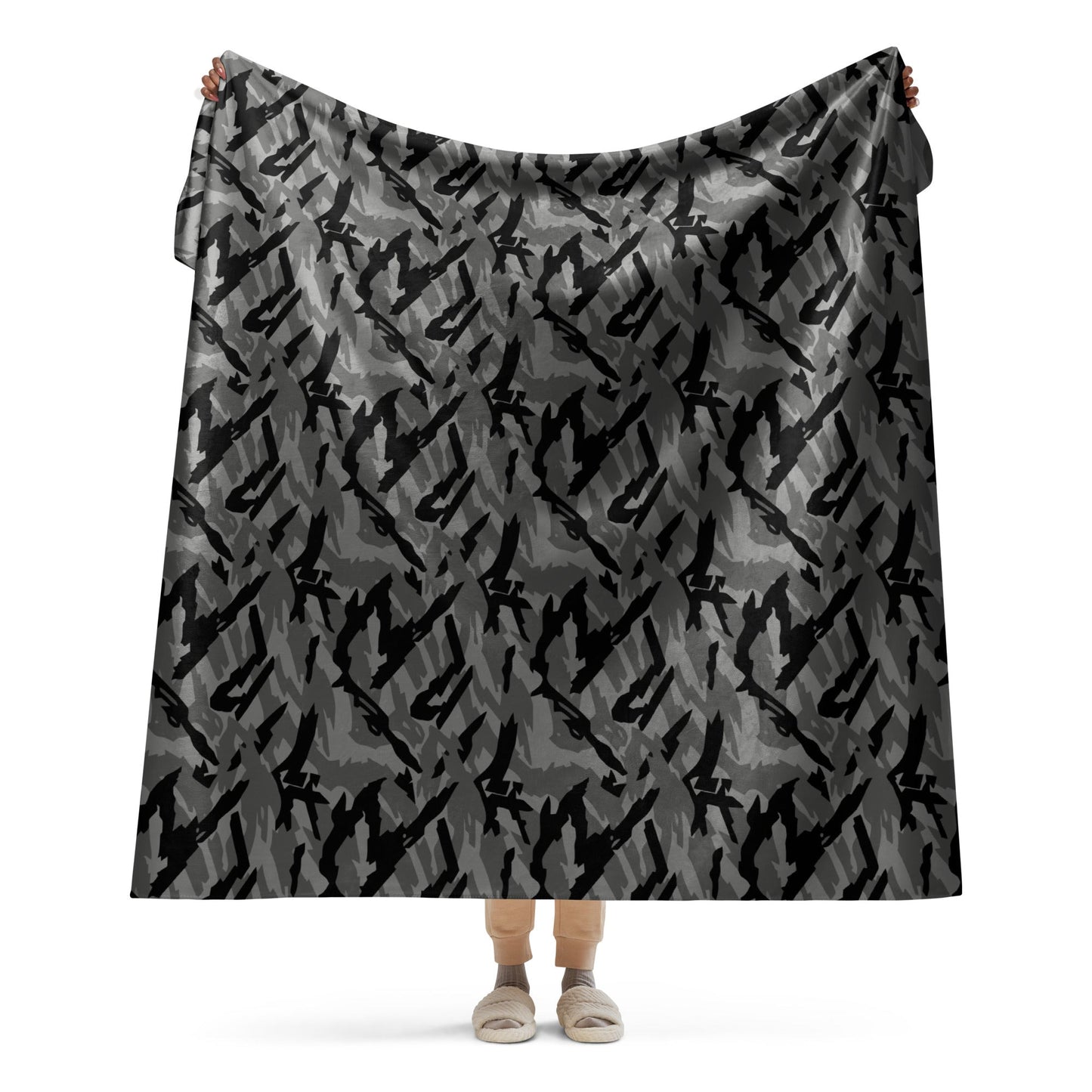 Russian Podlesok Urban CAMO Sherpa Blanket - 60″×80″