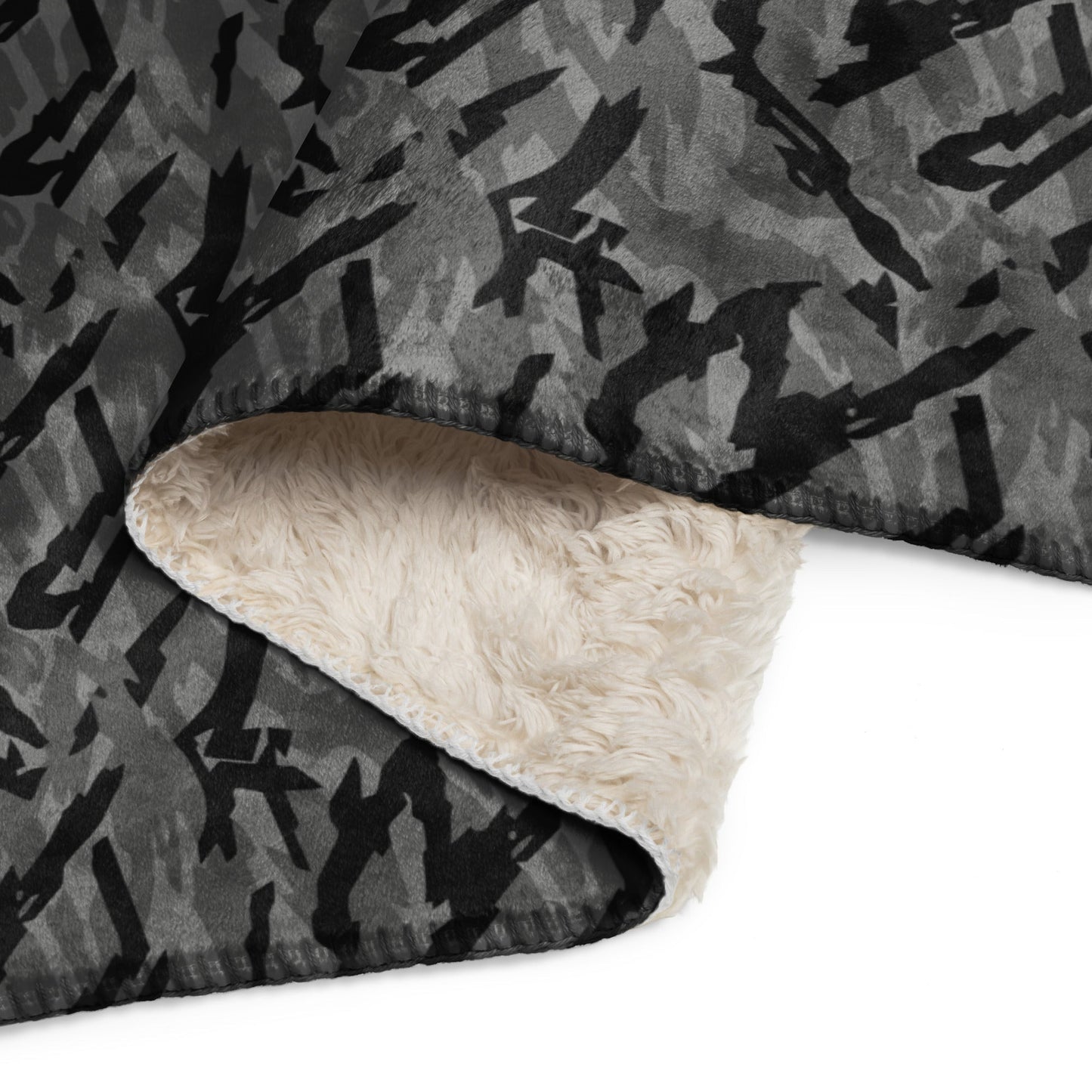 Russian Podlesok Urban CAMO Sherpa Blanket