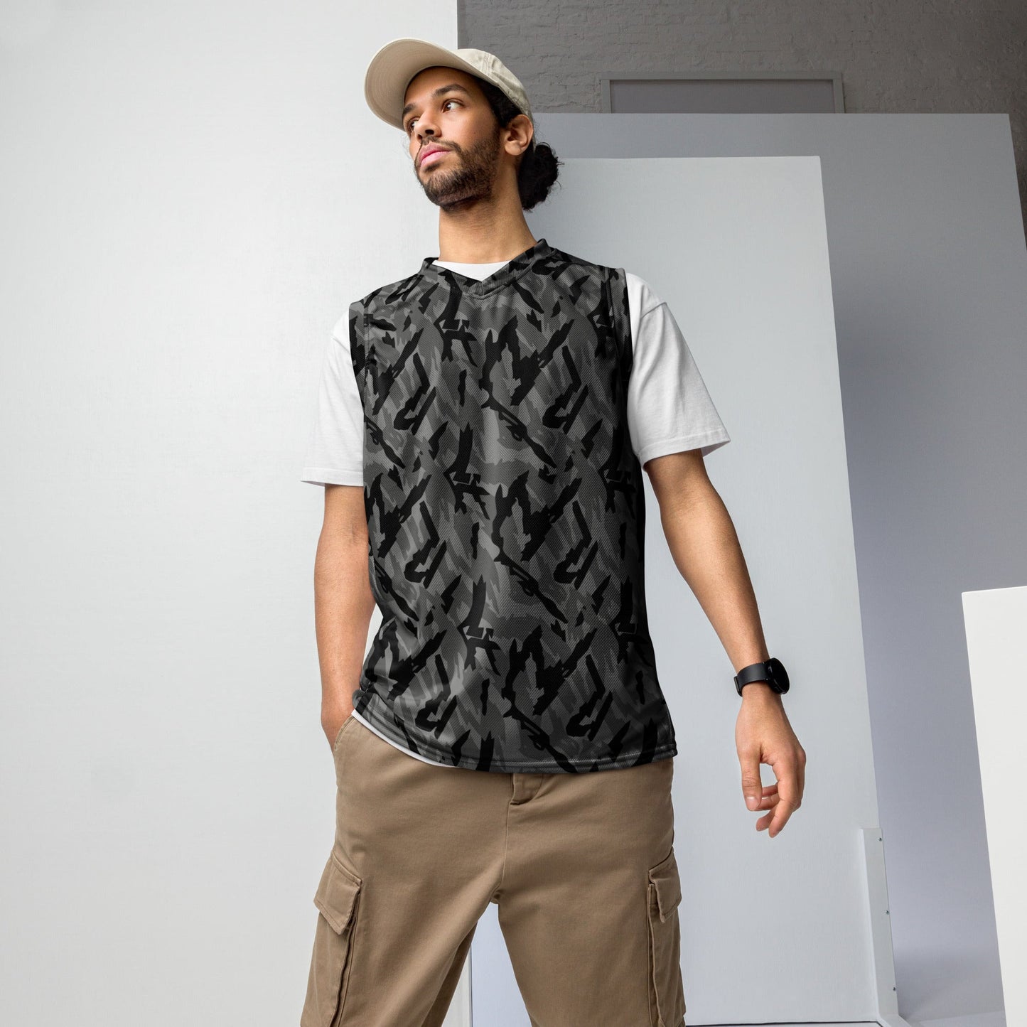 Russian Podlesok Urban CAMO Unisex Basketball Jersey - 2XS