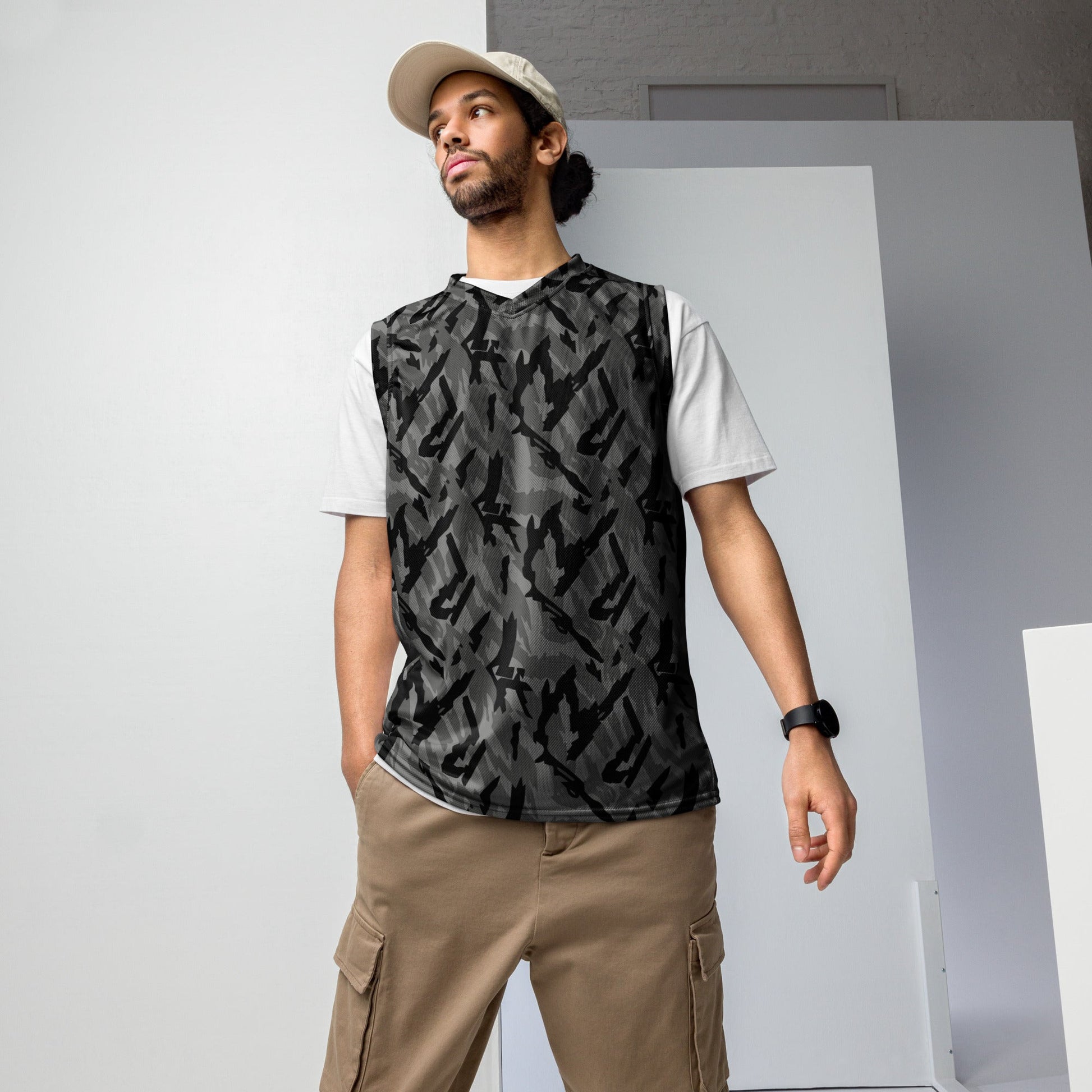 Russian Podlesok Urban CAMO Unisex Basketball Jersey - 2XS