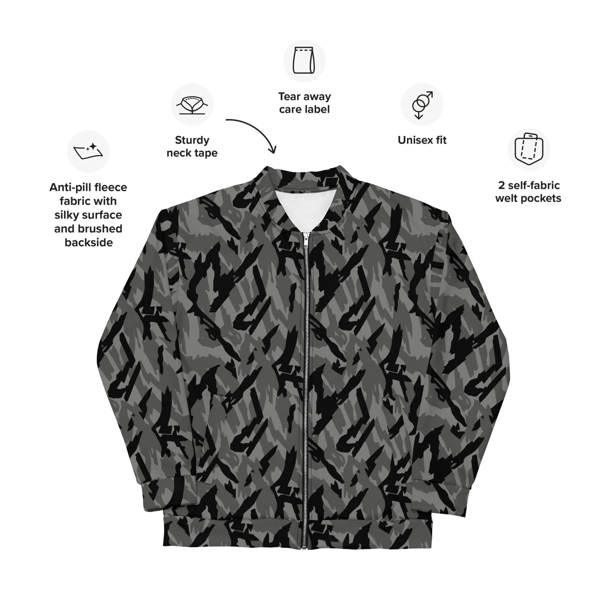 Russian Podlesok Urban CAMO Unisex Bomber Jacket