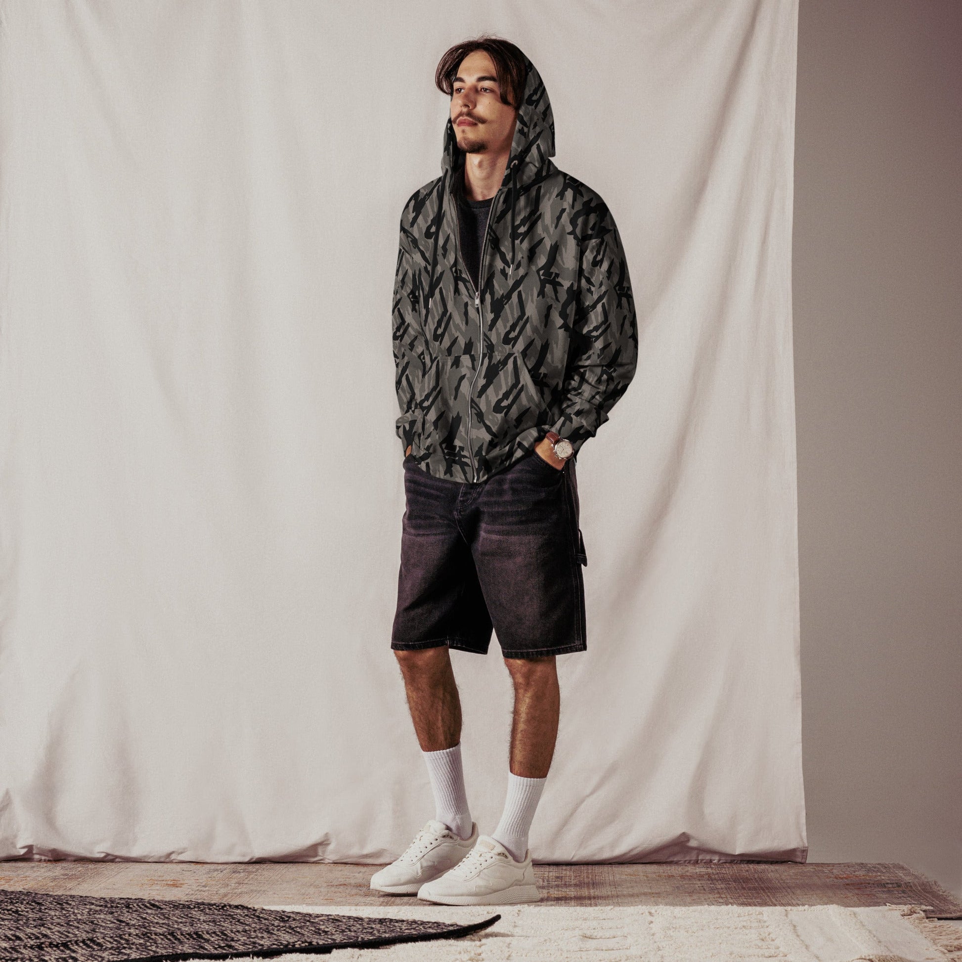 Russian Podlesok Urban CAMO Unisex Zip Hoodie