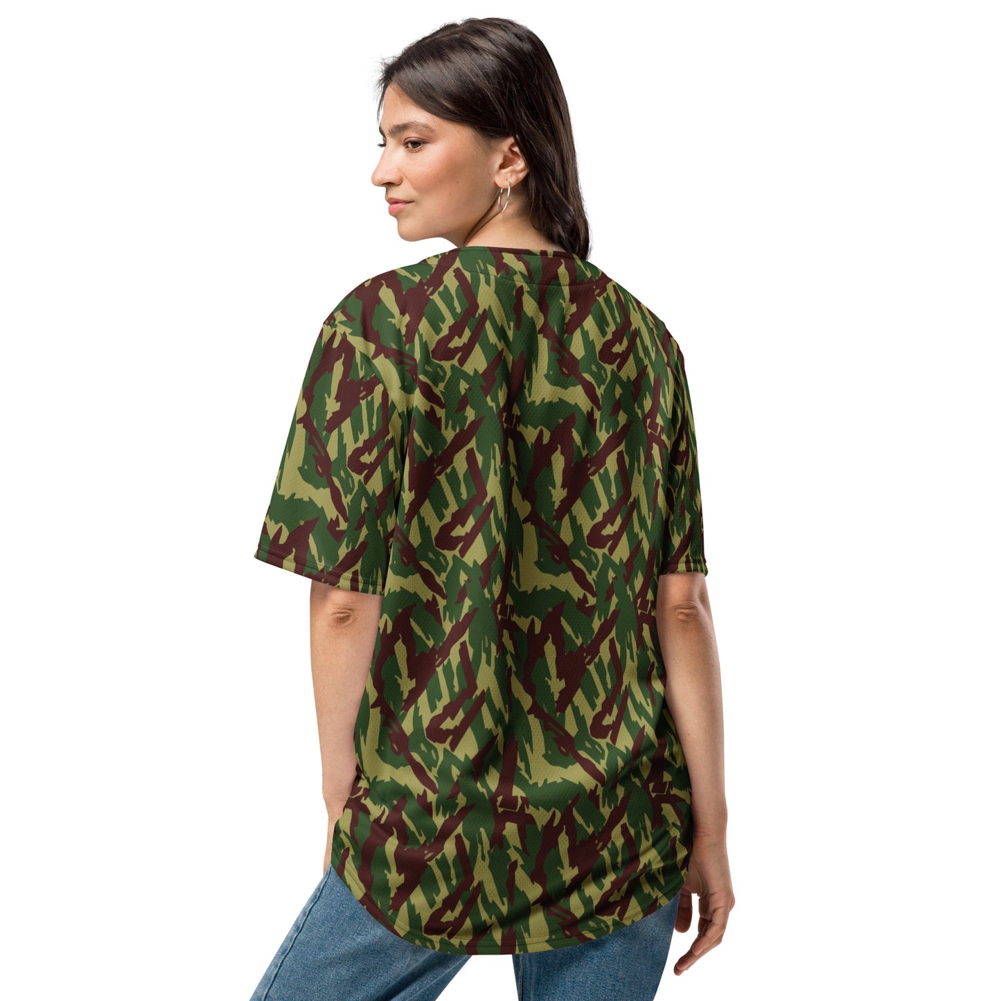 Russian Podlesok Woodland CAMO baseball jersey - Baseball Jerseys