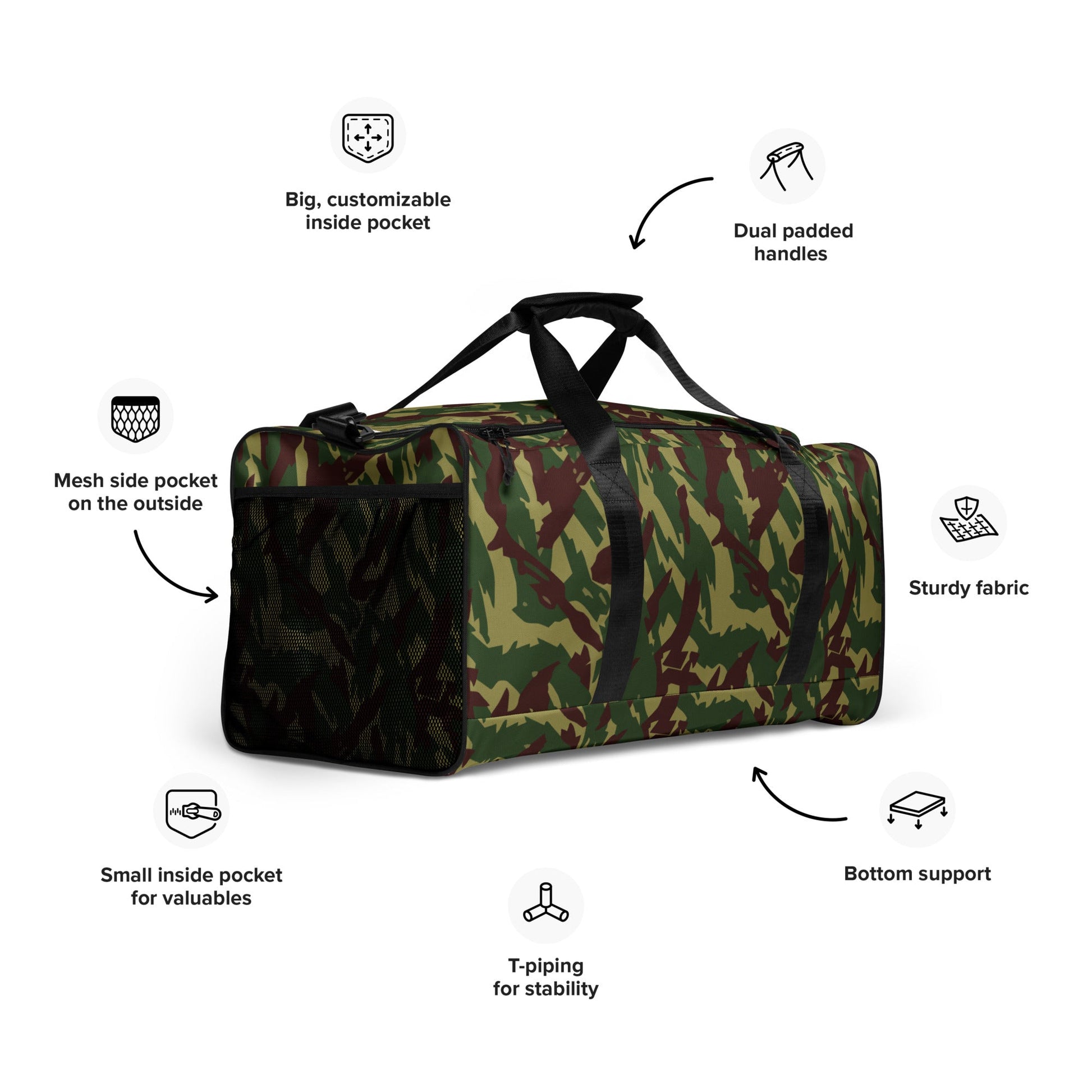 Russian Podlesok Woodland CAMO Duffle bag - Bags