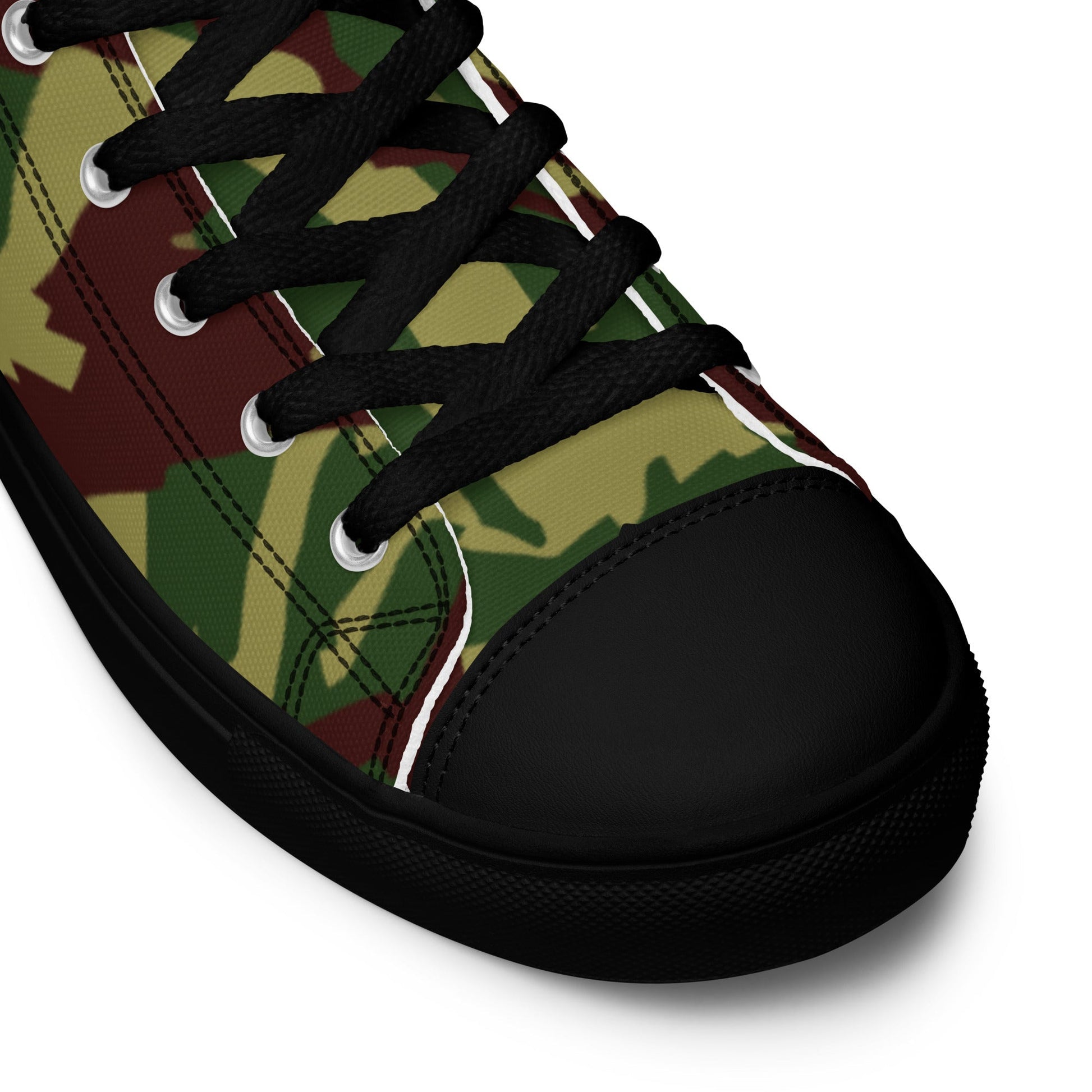 Russian Podlesok Woodland CAMO Mens high top canvas shoes - High Top Canvas Shoes