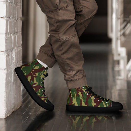 Podlesok Woodland Russian CAMO Mens High-Top Canvas Shoes - 5