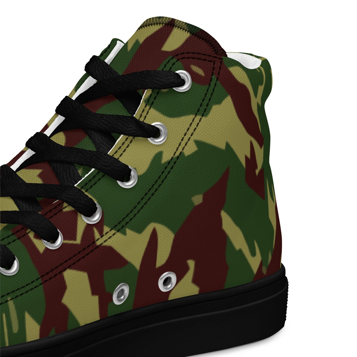 Russian Podlesok Woodland CAMO Mens high top canvas shoes - High Top Canvas Shoes