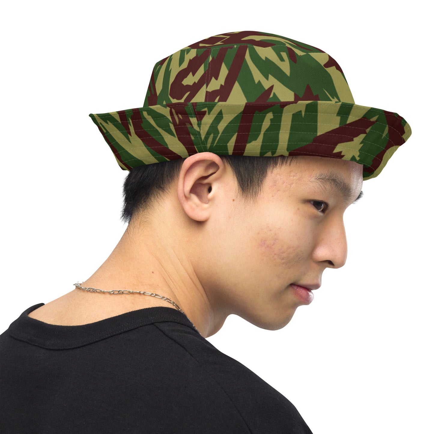 Russian Podlesok Woodland CAMO Reversible Bucket Hat