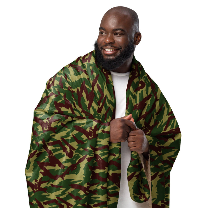 Podlesok Woodland Russian CAMO Sherpa Blanket