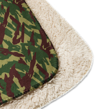 Russian Podlesok Woodland CAMO Sherpa blanket - Blankets