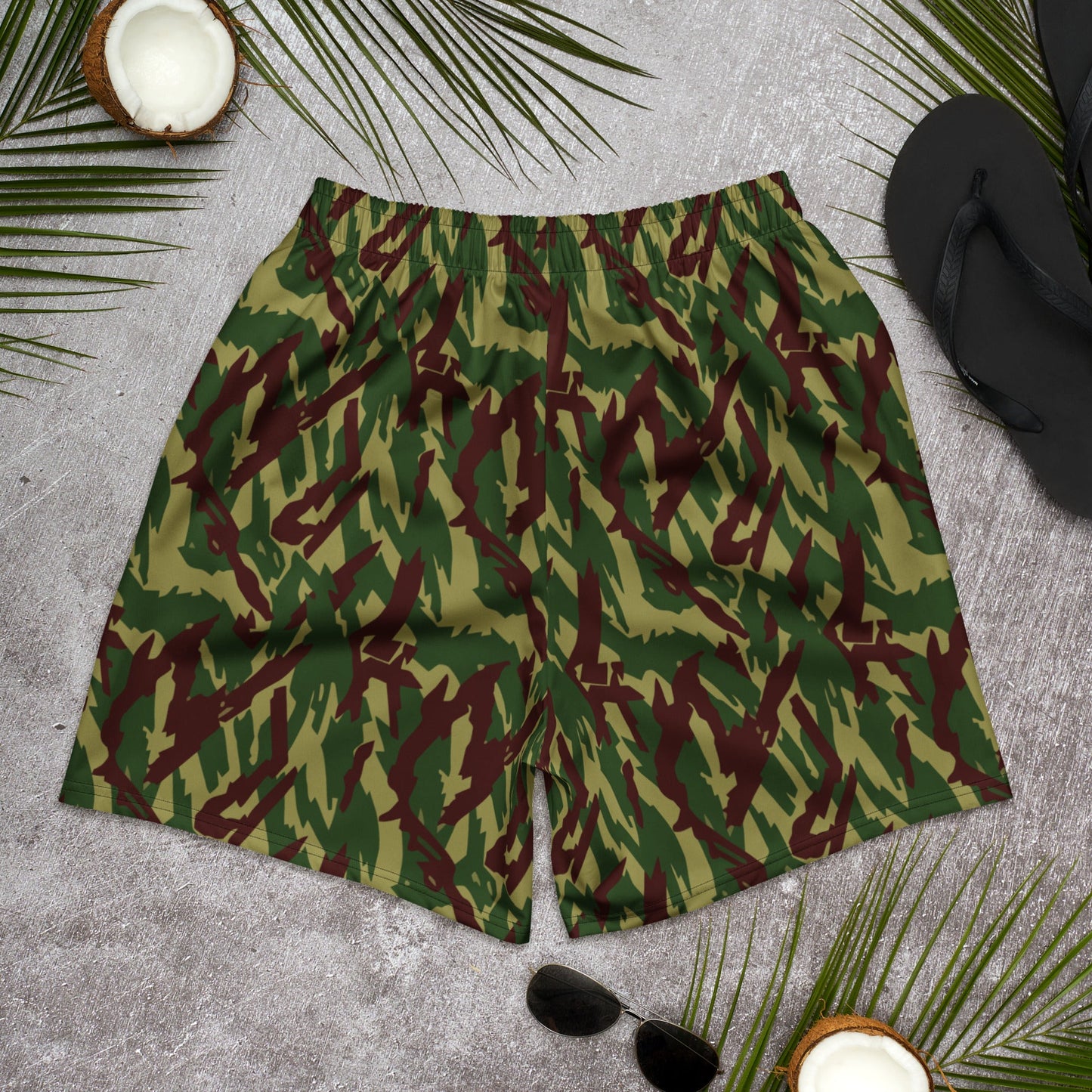 Russian Podlesok Woodland CAMO Unisex Athletic Long Shorts