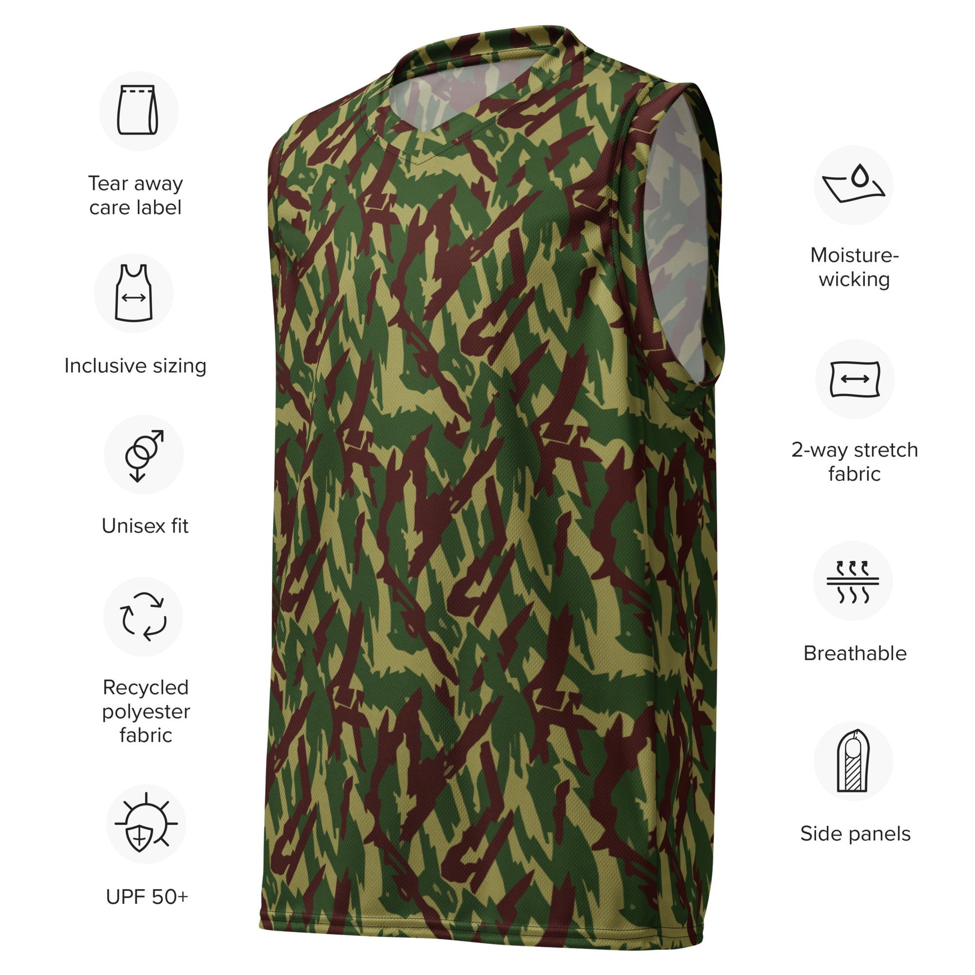 Russian Podlesok Woodland CAMO unisex basketball jersey - Basketball Jerseys