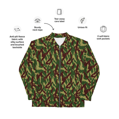 Russian Podlesok Woodland CAMO Unisex Bomber Jacket - Jackets