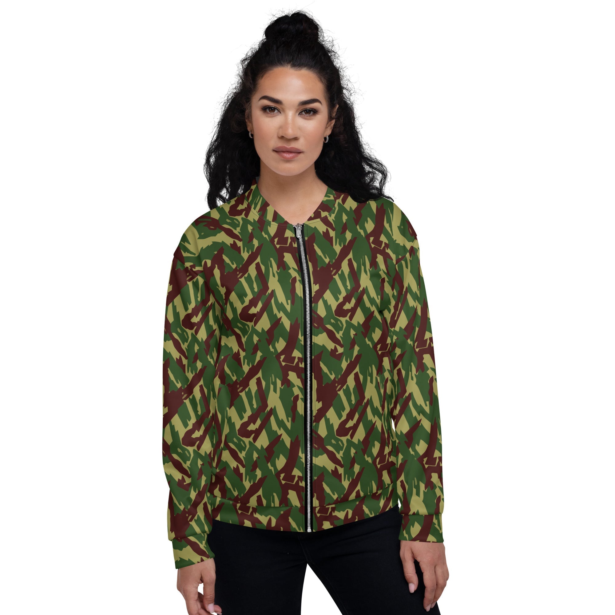 CAMO HQ - Russian Podlesok Woodland CAMO Unisex Bomber Jacket