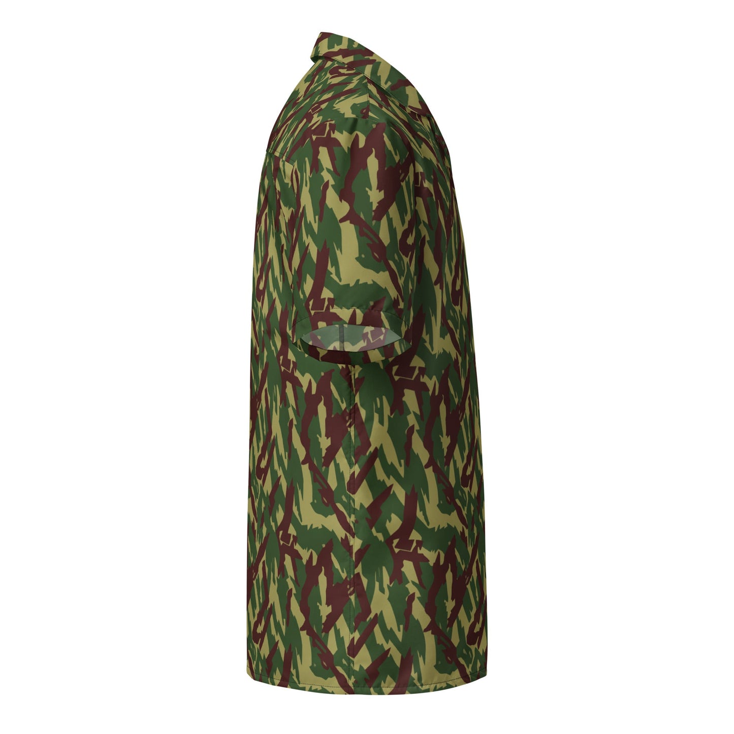 Russian Podlesok Woodland CAMO Unisex Short-Sleeve Button Shirt