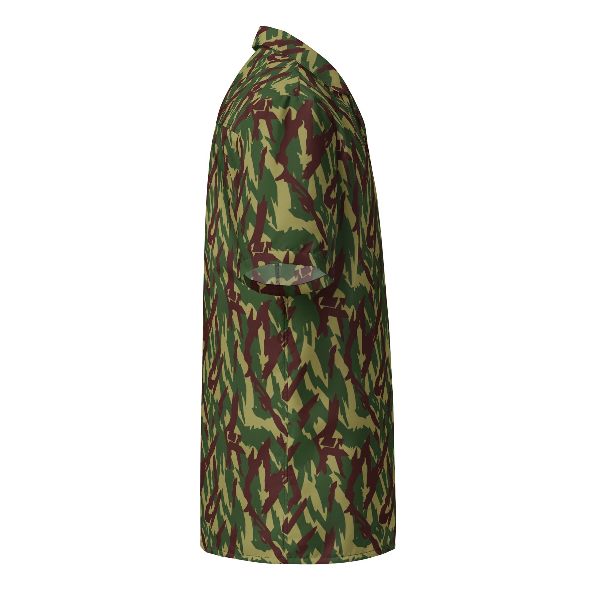Russian Podlesok Woodland CAMO Unisex Short-Sleeve Button Shirt