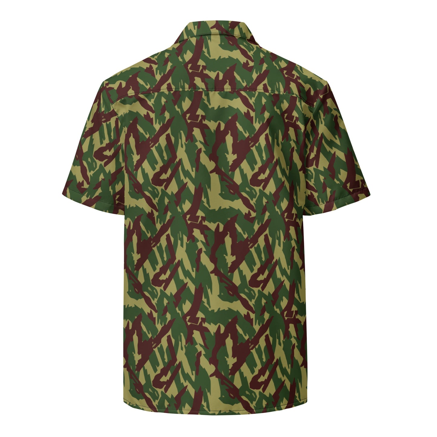 Russian Podlesok Woodland CAMO Unisex Short-Sleeve Button Shirt