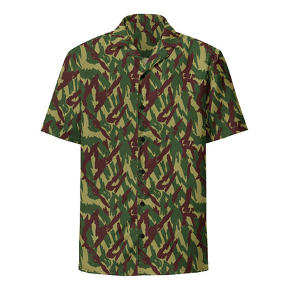 Russian Podlesok Woodland CAMO Unisex Short-Sleeve Button Shirt
