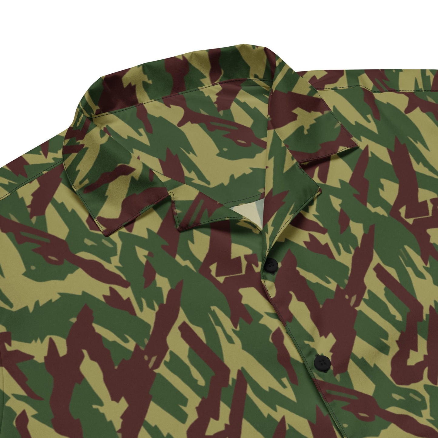 Russian Podlesok Woodland CAMO Unisex Short-Sleeve Button Shirt
