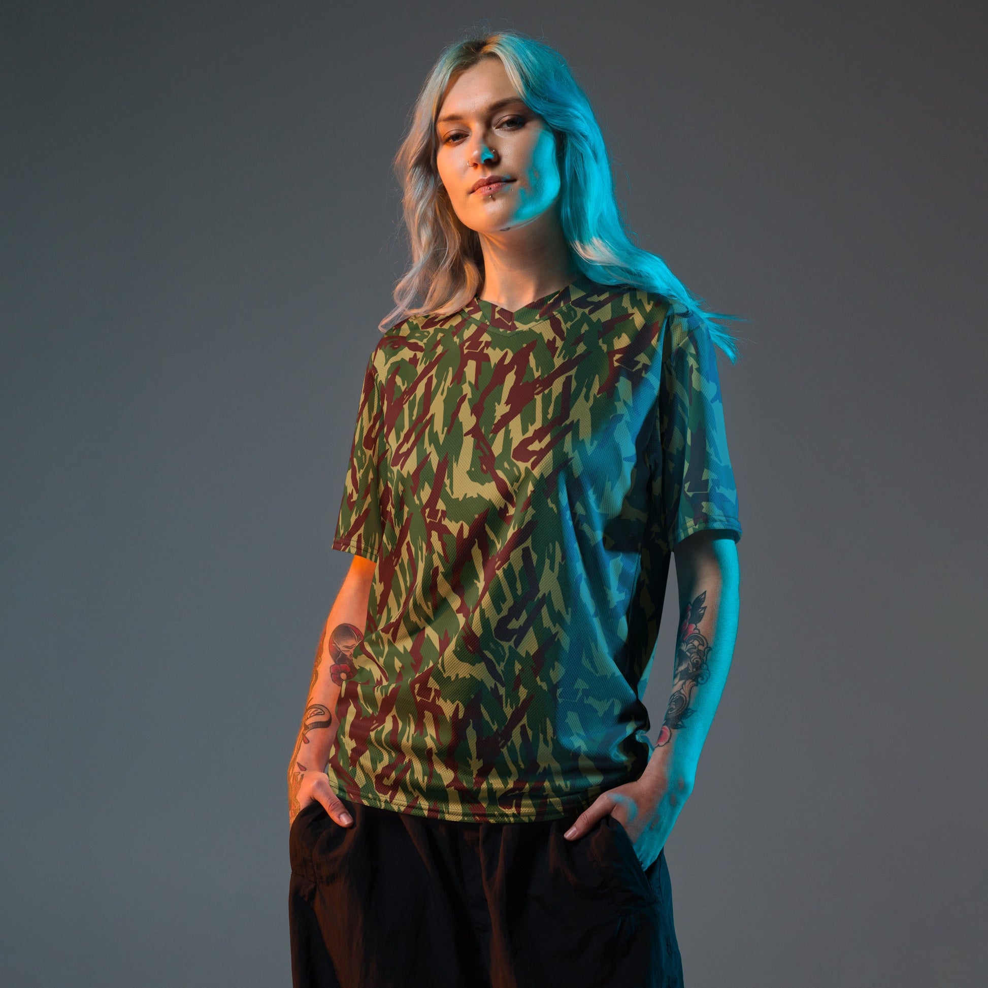 Russian Podlesok Woodland CAMO unisex sports jersey Sports Jerseys