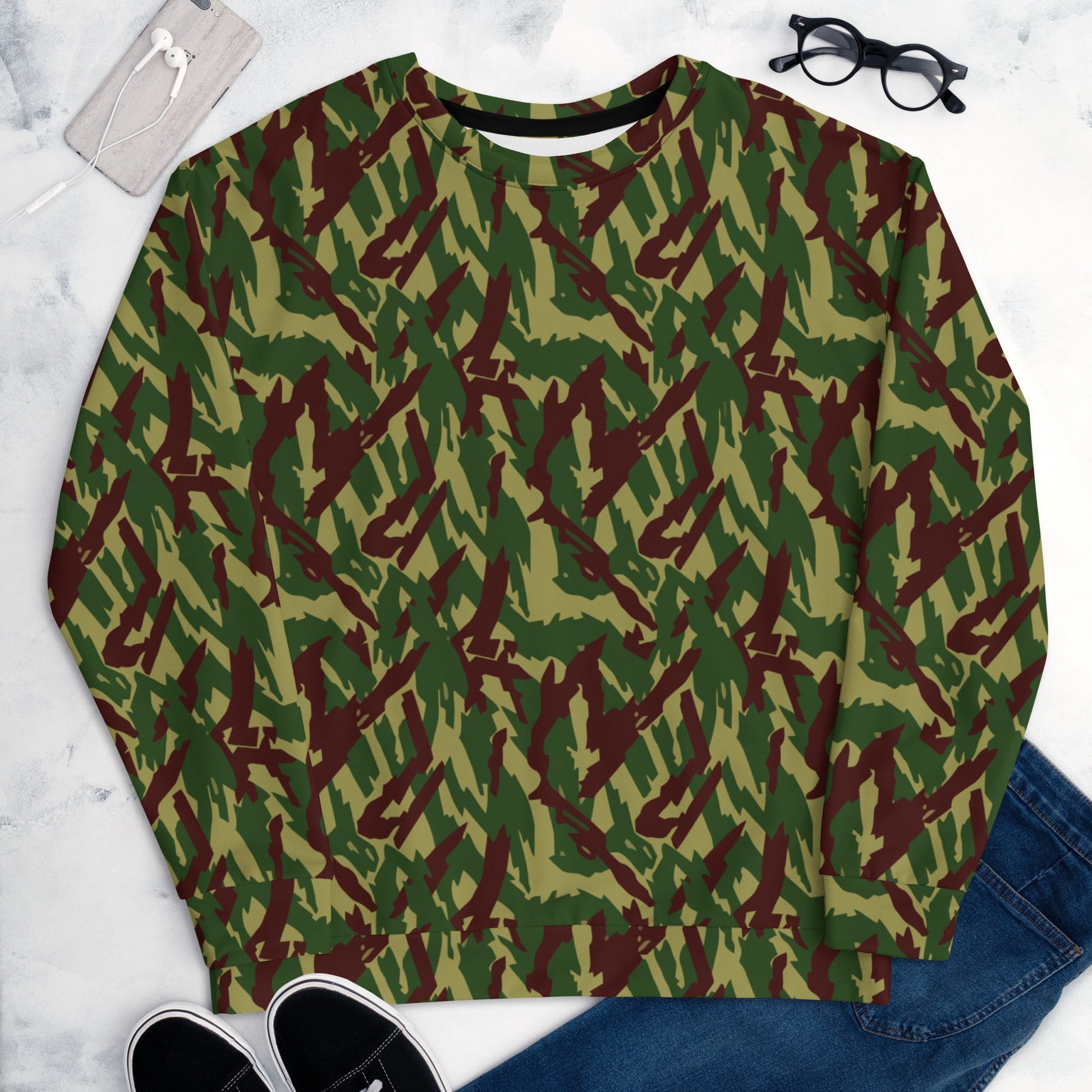 Russian Podlesok Woodland CAMO Unisex Sweatshirt - Sweatshirts