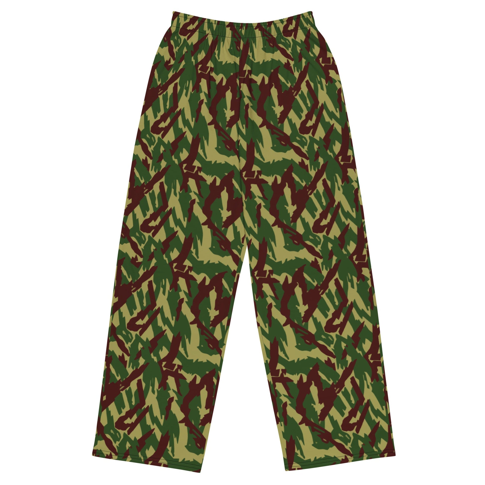 Russian Podlesok Woodland CAMO unisex wide leg pants 2XS Wide Pants