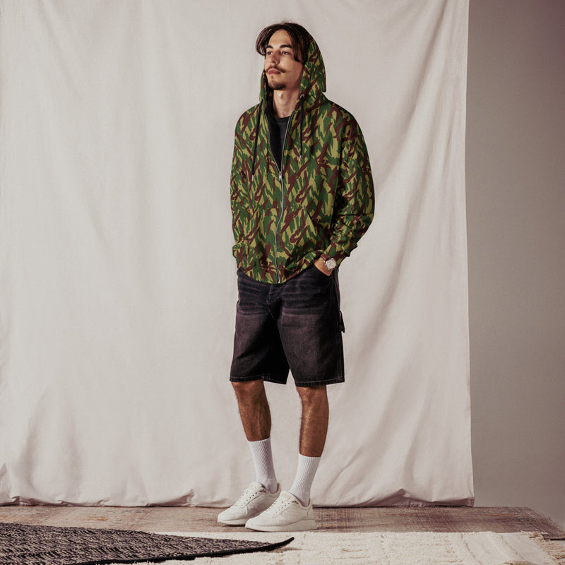 Podlesok Woodland Russian CAMO Unisex Zip Hoodie