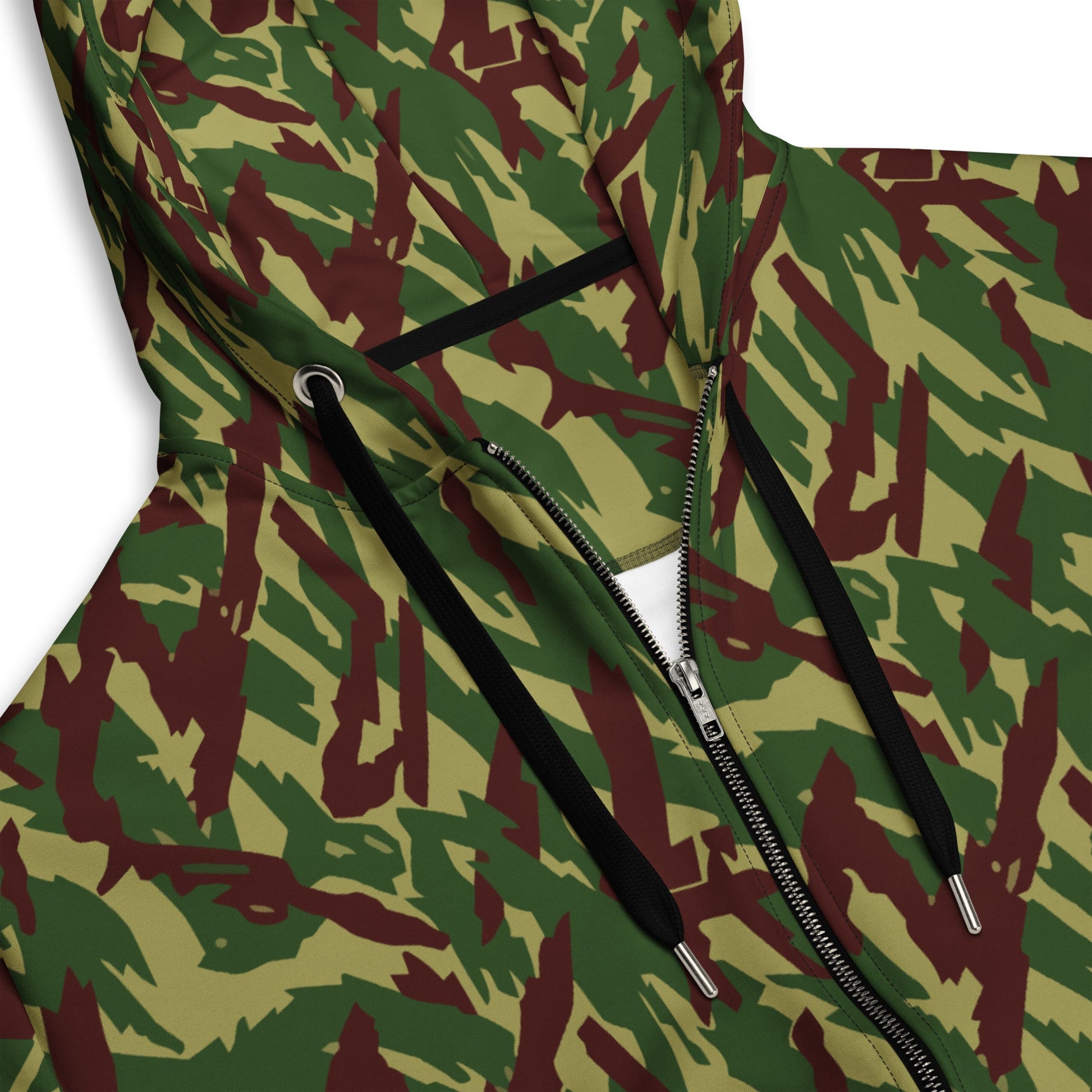 Russian Podlesok Woodland CAMO Unisex zip hoodie - Zip Hoodies