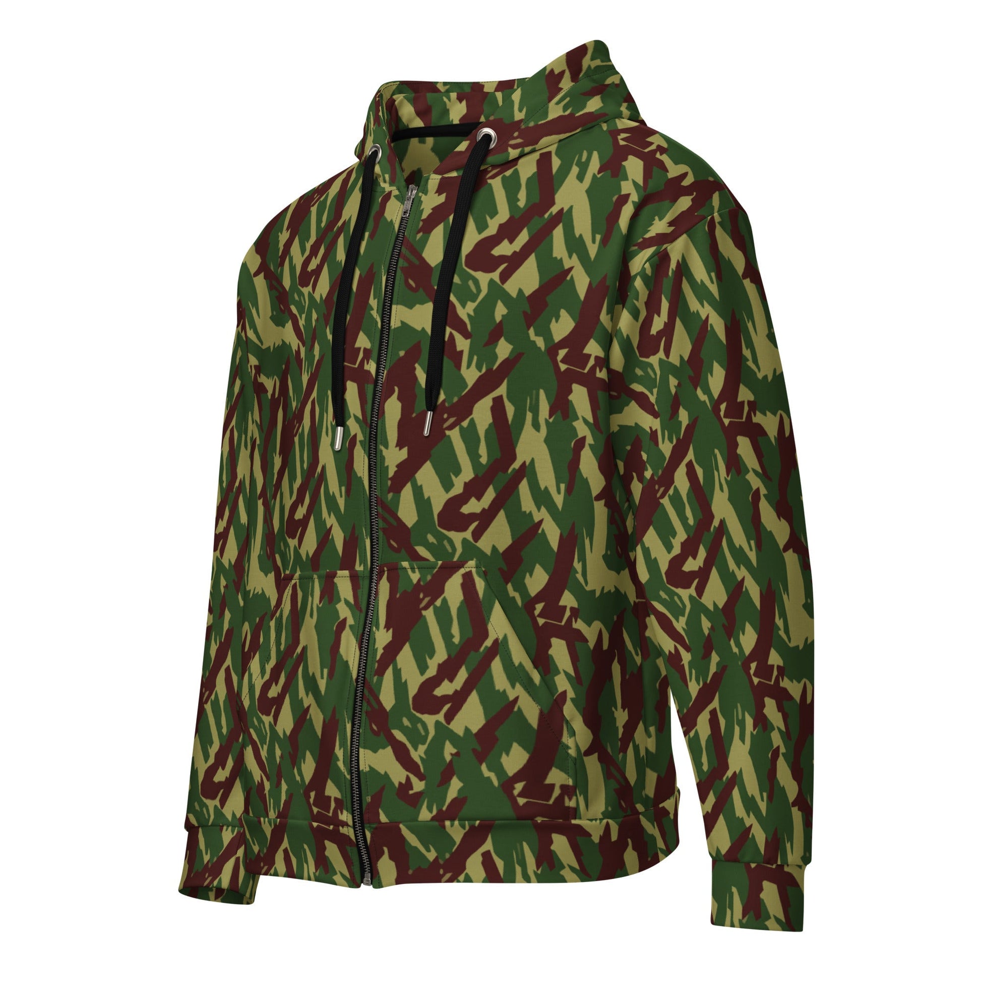 Russian Podlesok Woodland CAMO Unisex zip hoodie - Zip Hoodies
