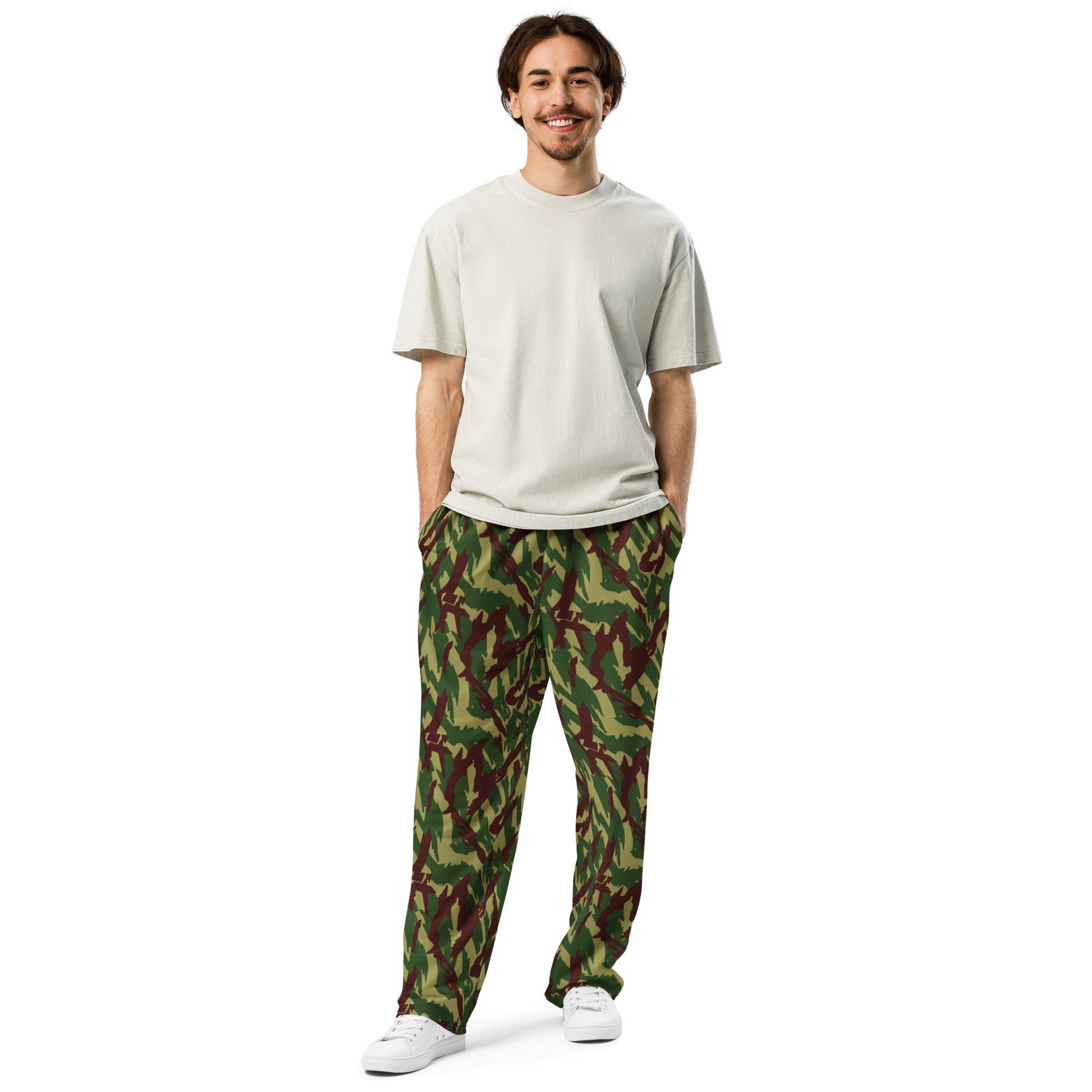 Russian Podlesok Woodland CAMO Wide-leg joggers - Joggers