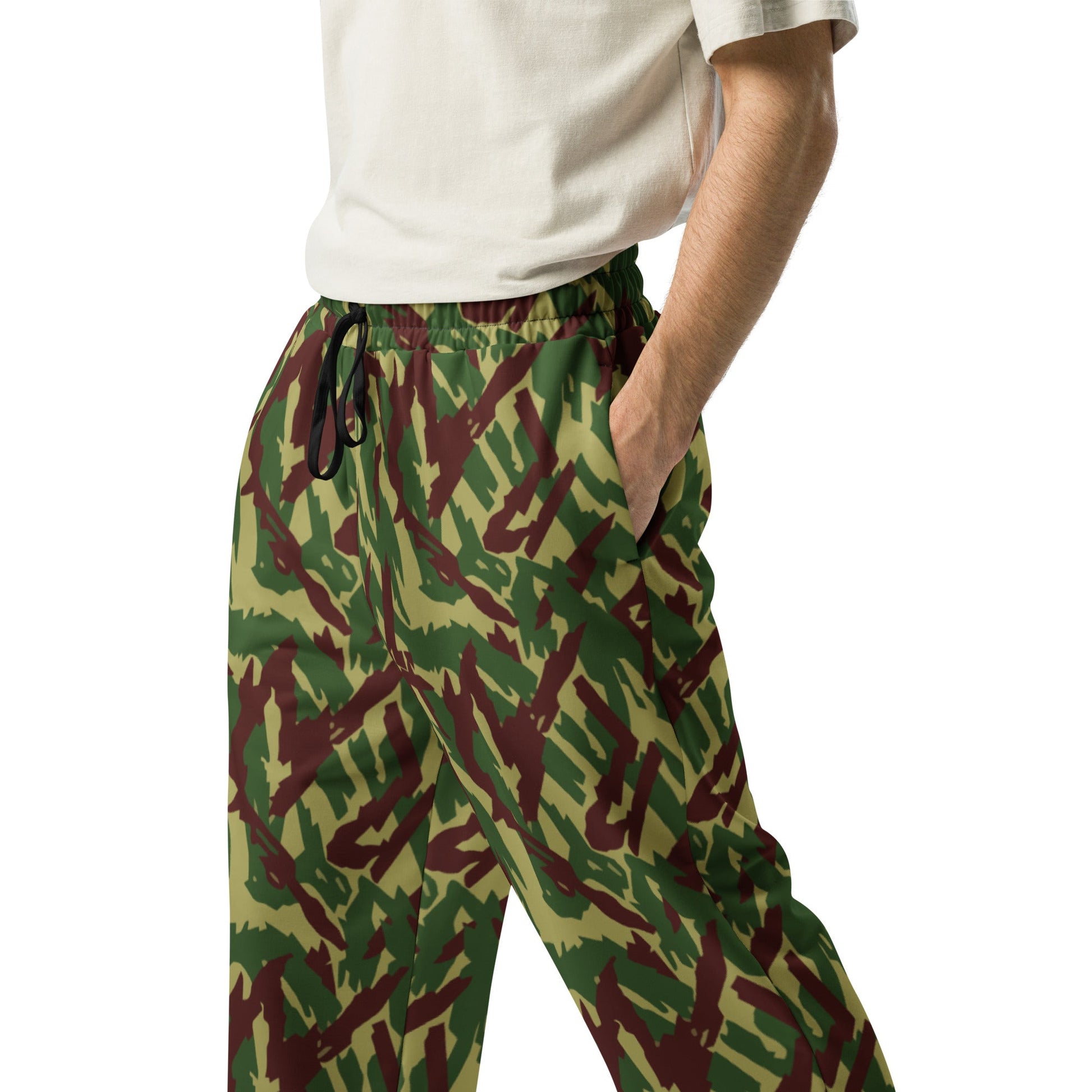 Russian Podlesok Woodland CAMO Wide-leg joggers - Joggers