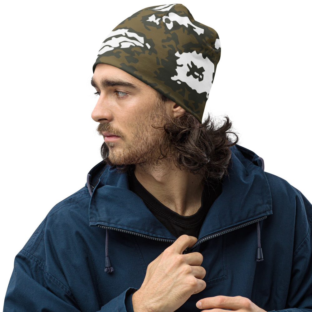 Russian Red Dawn KLMK Movie Brown CAMO Beanie - S