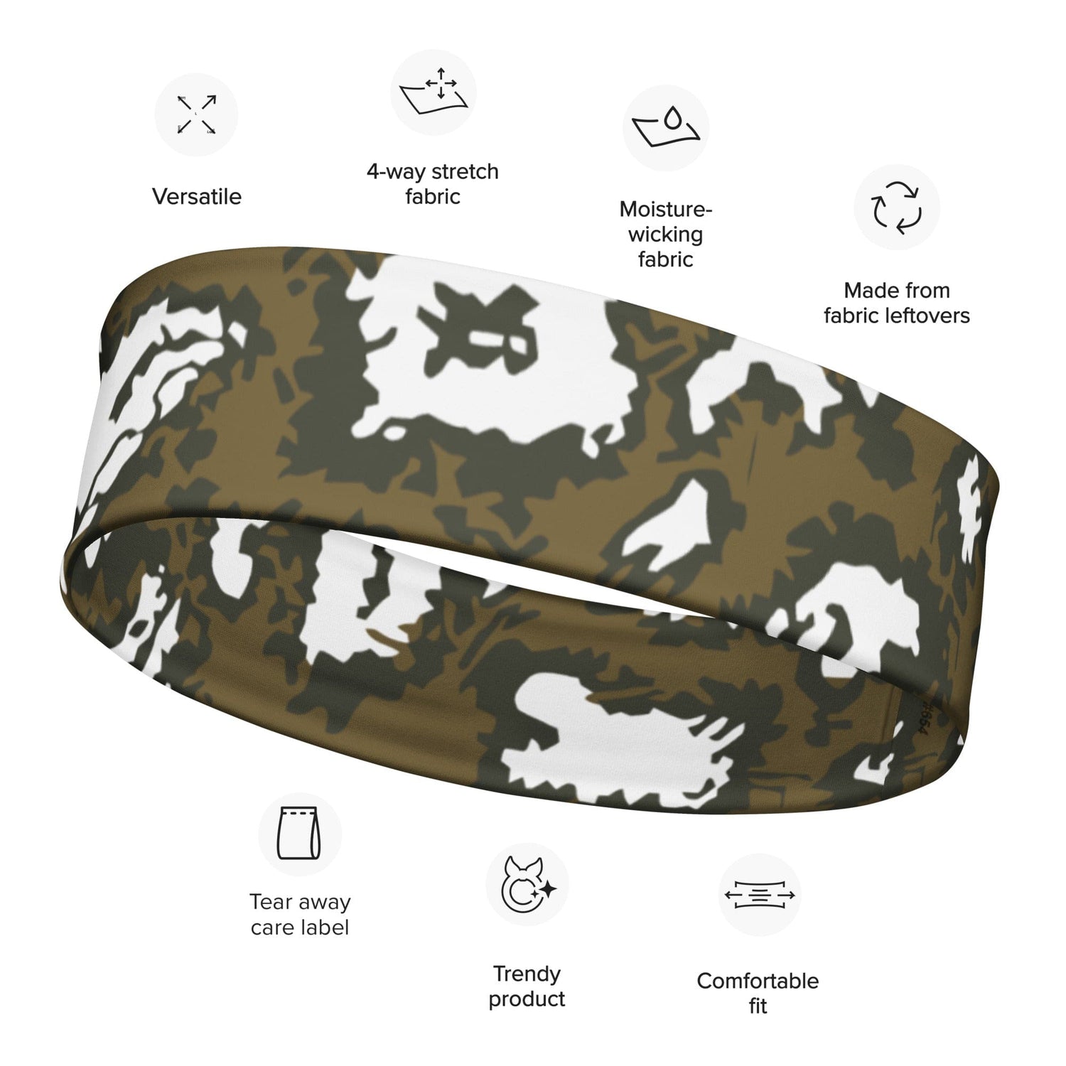 Russian Red Dawn KLMK Movie Brown CAMO Headband - M - Headbands