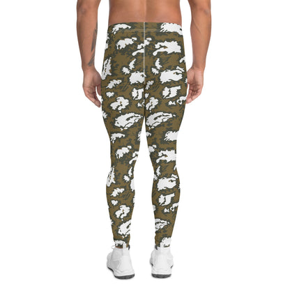 Russian Red Dawn KLMK Movie Brown CAMO Men’s Leggings - Mens