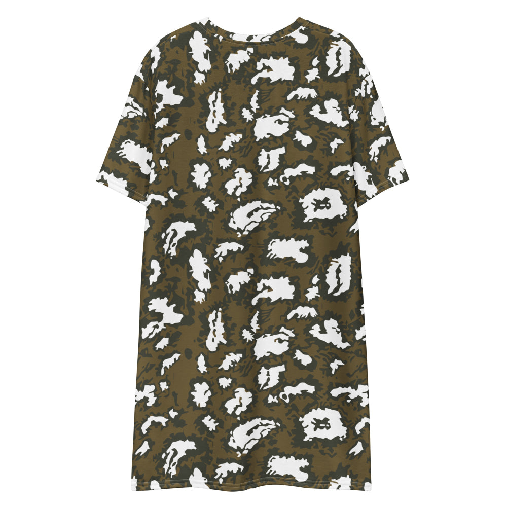 Russian Red Dawn KLMK Movie Brown CAMO T-shirt dress - Womens T-Shirt Dress