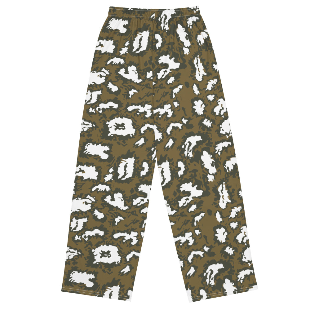 Russian Red Dawn KLMK Movie Brown CAMO unisex wide-leg pants - Unisex Wide-Leg Pants