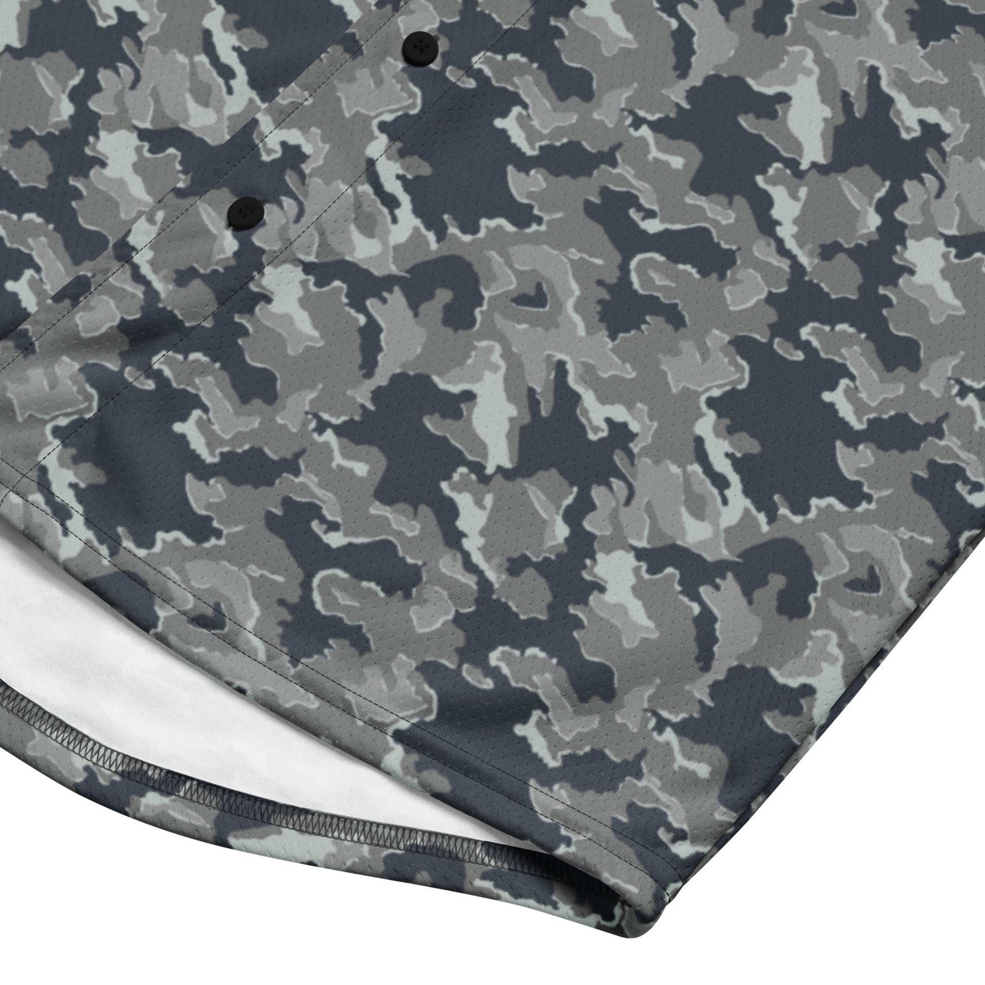 Russian SMK Melted Snow CAMO baseball jersey - Baseball Jerseys
