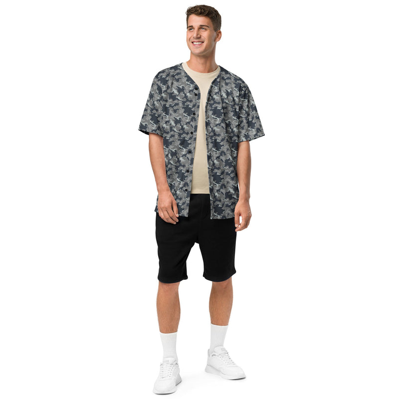 SMK Melted Snow Russian CAMO Unisex Baseball Jersey