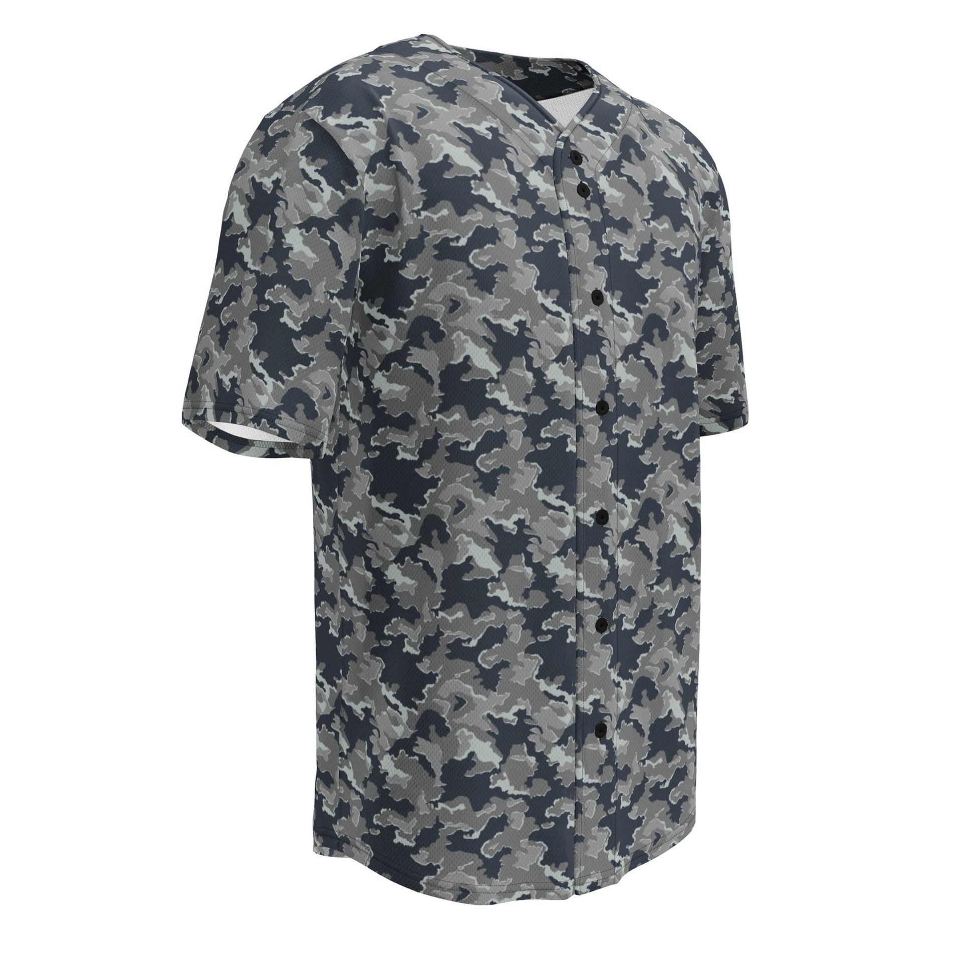 Russian SMK Melted Snow CAMO baseball jersey - Baseball Jerseys