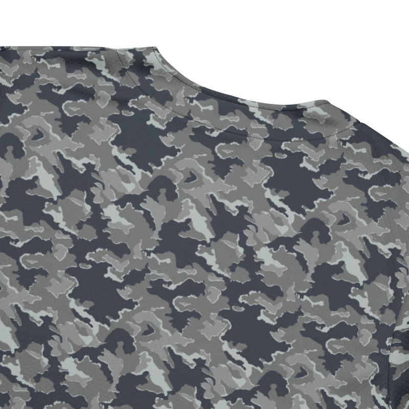 SMK Melted Snow Russian CAMO Unisex Baseball Jersey
